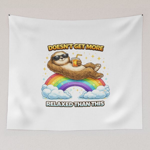 Item preview, Doesnt Get More Relaxed Than This Funny Sloth Design. designed and sold by The-T-In-Retro.