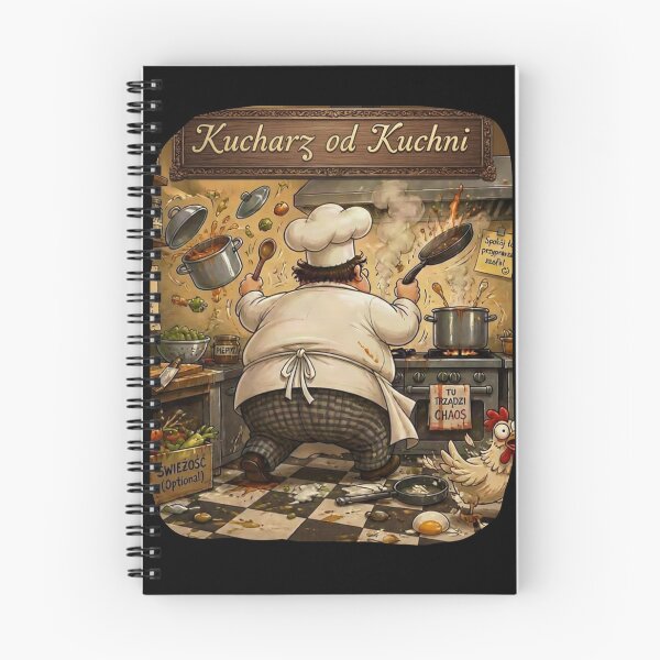 Item preview, Kucharz od Kuchni - kuchenny chaos w zabawnym wydaniu designed and sold by The store under the battleship :).