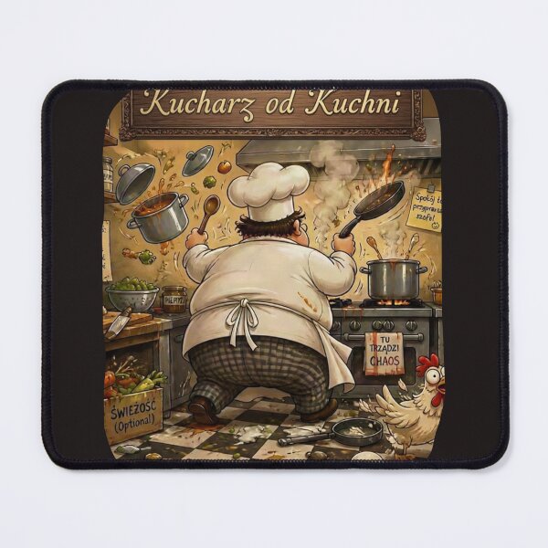 Item preview, Kucharz od Kuchni - kuchenny chaos w zabawnym wydaniu designed and sold by The store under the battleship :).