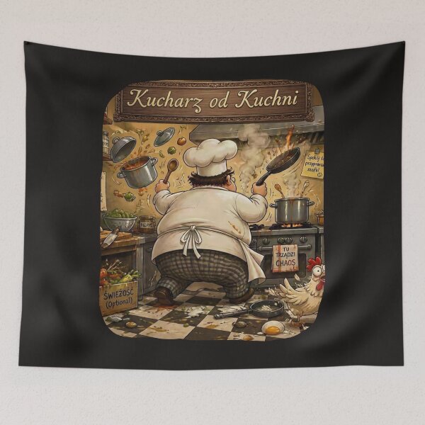 Item preview, Kucharz od Kuchni - kuchenny chaos w zabawnym wydaniu designed and sold by The store under the battleship :).