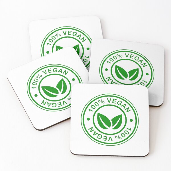 Item preview, 100 Percent Vegan Green Badge Sticker designed and sold by VectorForge Studio.