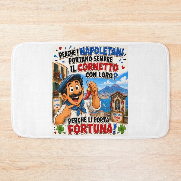 Item preview, Funny Lucky Cornicello – Italian Good Luck Cartoon Joke designed and sold by RipantinaFantasy .