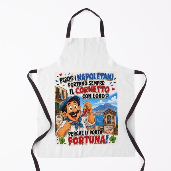 Item preview, Funny Lucky Cornicello – Italian Good Luck Cartoon Joke designed and sold by RipantinaFantasy .