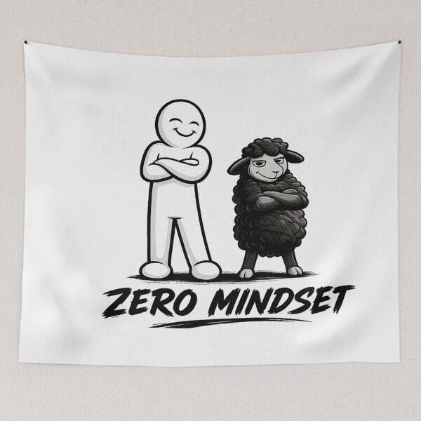 Item preview, ZERO MINDSET #003 – Black Sheep designed and sold by RestartFromZero.