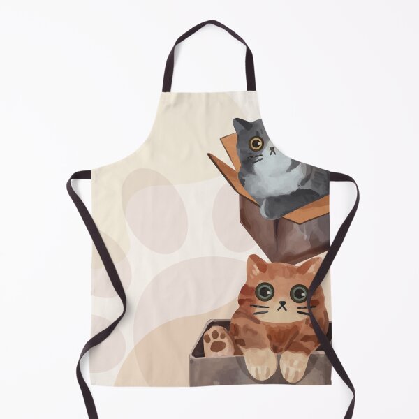Item preview, Cute Cats in Cardboard Boxes | Kawaii Cat Illustration | Adorable Kitten Lover Gift designed and sold by Rohinirohi029.