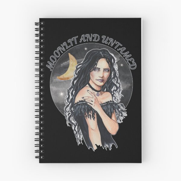 Item preview, Gothic Witch Portrait Celestial Moon Art designed and sold by esmavart.