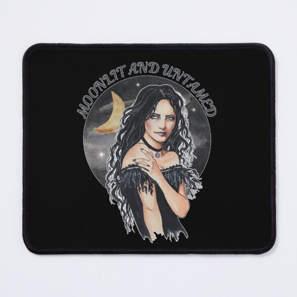Item preview, Gothic Witch Portrait Celestial Moon Art designed and sold by esmavart.