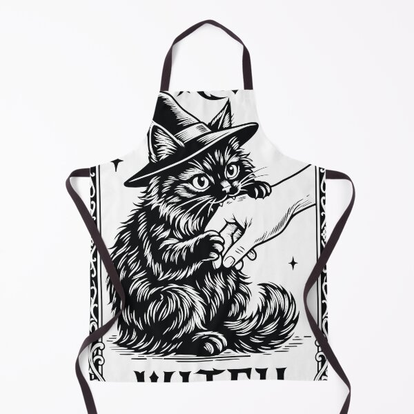 Item preview, Nip Witch Funny Black Cat Tarot Vintage designed and sold by Haroon_al_khatt.