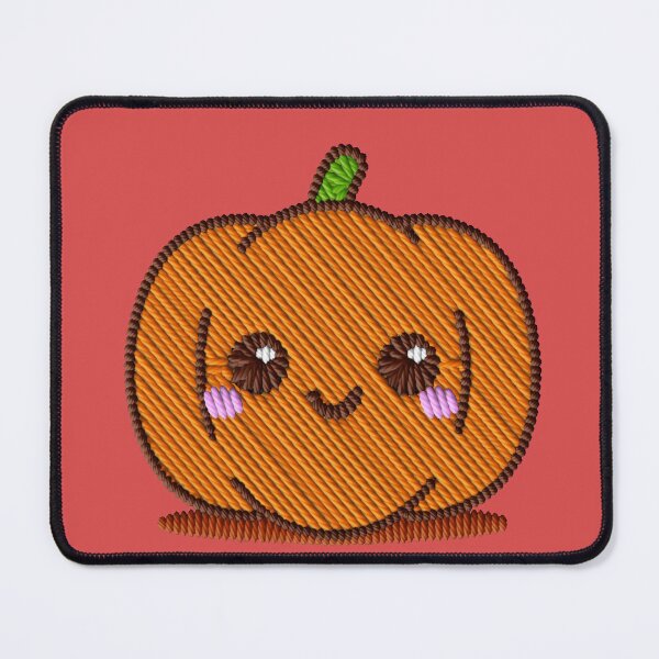 Item preview, Kawaii Pumpkin Embroidery Patch Sticker – Cute Halloween designed and sold by · GAMING SOUL ·.