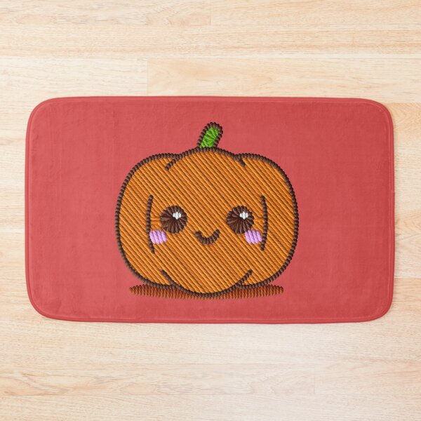 Item preview, Kawaii Pumpkin Embroidery Patch Sticker – Cute Halloween designed and sold by · GAMING SOUL ·.