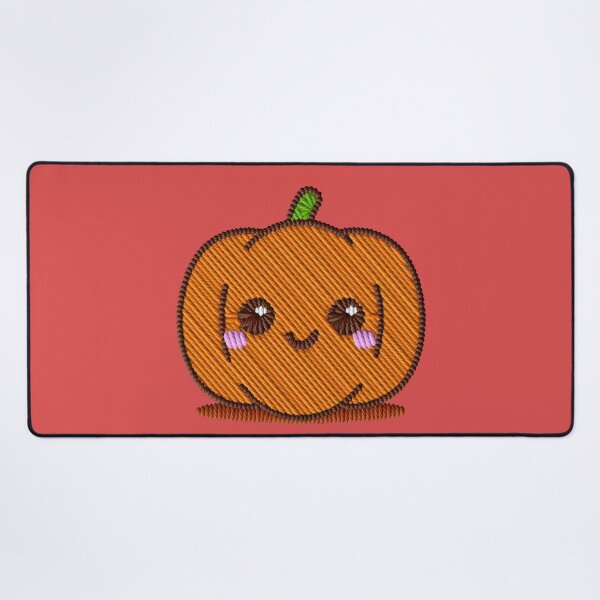 Item preview, Kawaii Pumpkin Embroidery Patch Sticker – Cute Halloween designed and sold by · GAMING SOUL ·.