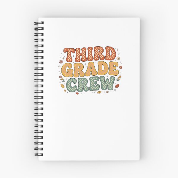 Item preview, Retro Third Grade Crew Groovy Checkered Fall Teacher Shirt designed and sold by Yellowriversss.
