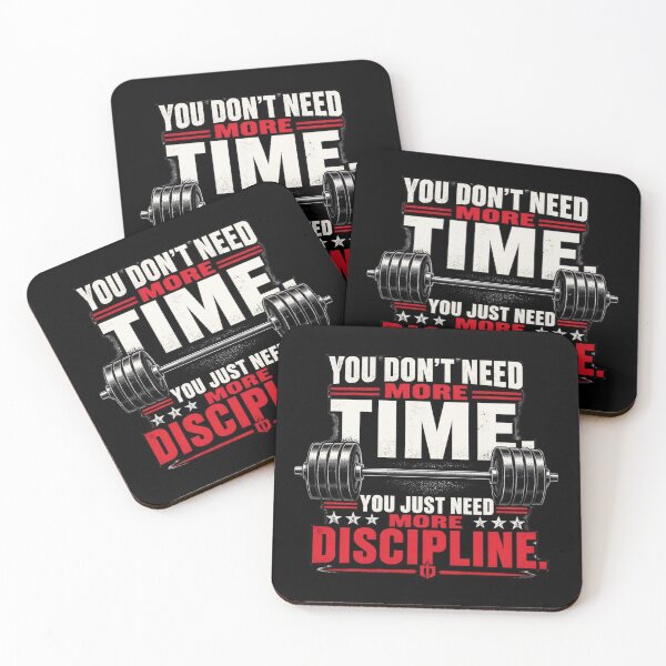 Item preview, You Dont Need More Time You Need Discipline Barbell Workout T-Shirt designed and sold by PACS0011.