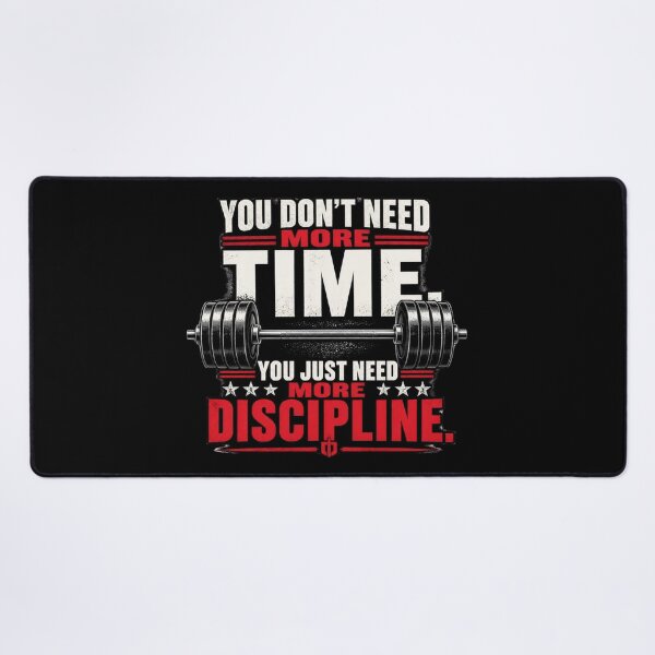Item preview, You Dont Need More Time You Need Discipline Barbell Workout T-Shirt designed and sold by PACS0011.
