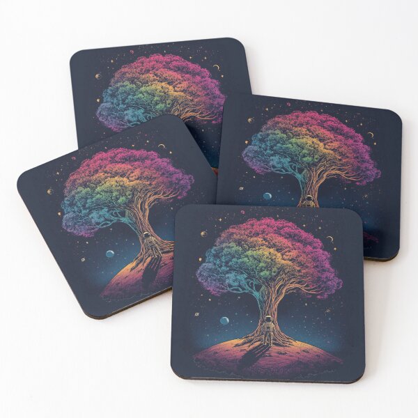 Item preview, Astronaut Finds the Tree of Life designed and sold by EschatonGarden.