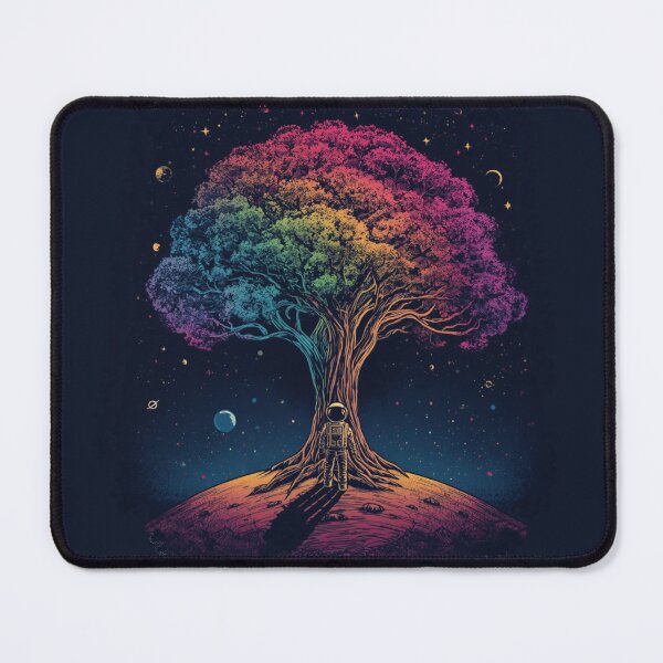 Item preview, Astronaut Finds the Tree of Life designed and sold by EschatonGarden.
