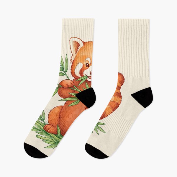 Item preview, Watercolor Red Panda Bamboo Feast designed and sold by Aureluxe.