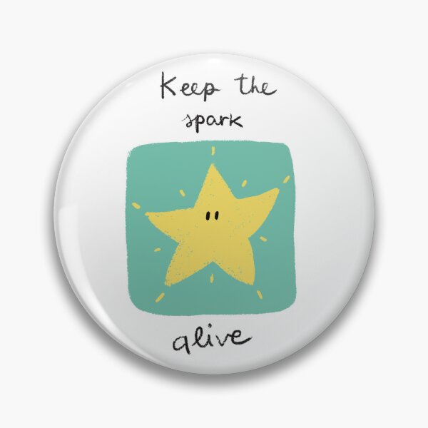 Item preview, keep the spark alive (green version) designed and sold by tinystarstinymoments.