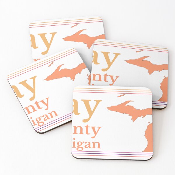Item preview, Bay County Michigan Highlighted on State Map designed and sold by TheIconSmith.