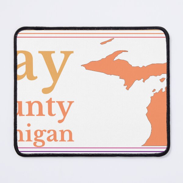 Item preview, Bay County Michigan Highlighted on State Map designed and sold by TheIconSmith.