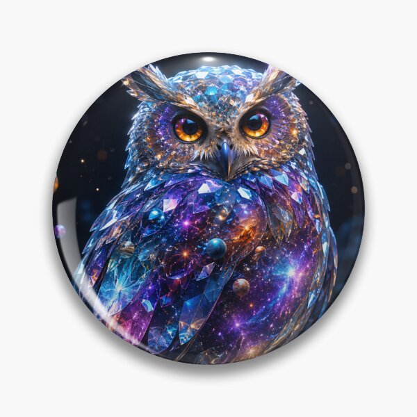 Item preview, Fantasy Crystal Owl designed and sold by AwesomeDigiShop.