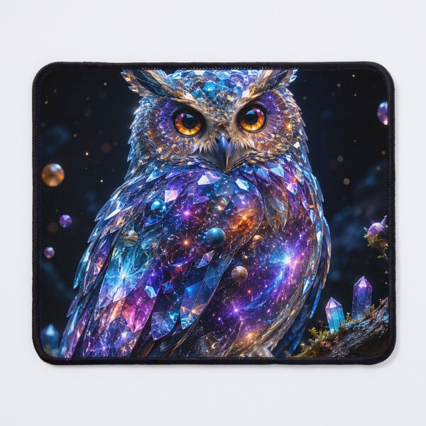 Item preview, Fantasy Crystal Owl designed and sold by AwesomeDigiShop.