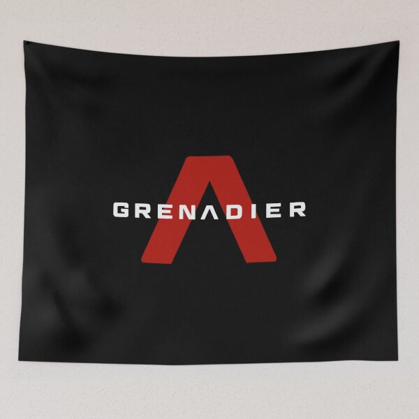 Item preview, White Ineos Grenadiers Team Logo Red Classic Sports Poster designed and sold by ElBler.