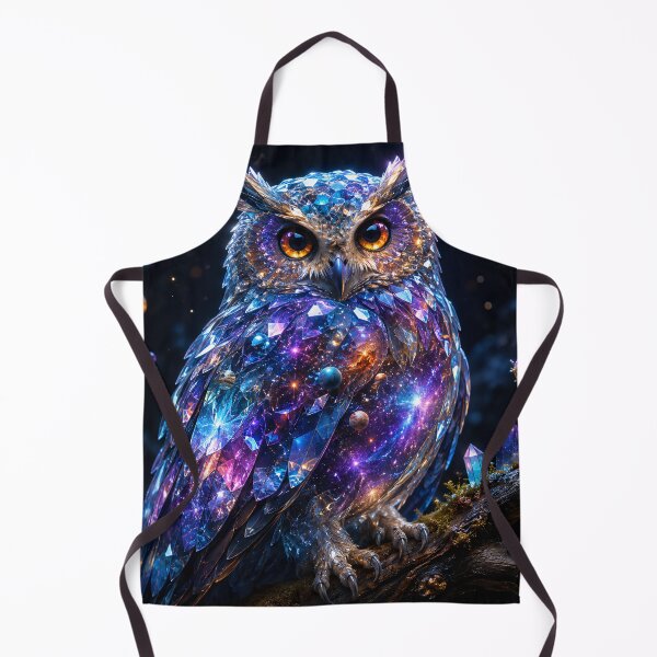 Item preview, Fantasy Crystal Owl designed and sold by AwesomeDigiShop.