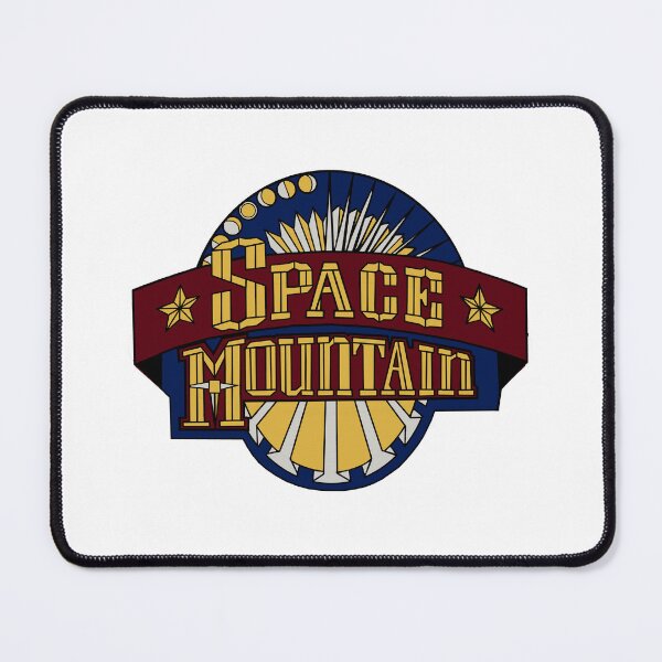 Item preview, Space Mountain Logo - Discoveryland Retro Coaster (Theme Park Fan Art) designed and sold by FoolishDreamers.