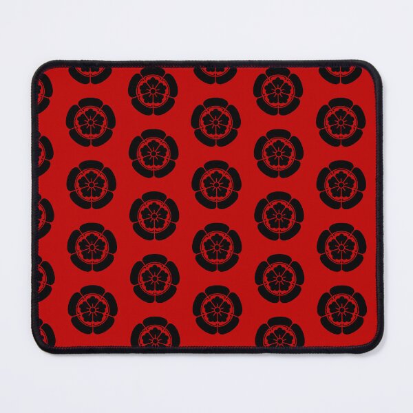 Item preview, Samurai Oda Mokko Nobunaga Oda Family Crest Black Red Tile / Japanese Crest designed and sold by 戦国まーけっと SENGOKU MARKET.