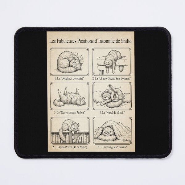 Item preview, Shiito's Fabulous Insomnia Positions designed and sold by tulinorampyc.