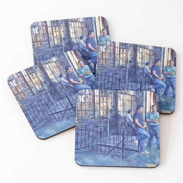Item preview, The Boys on Break designed and sold by RCWatercolours.