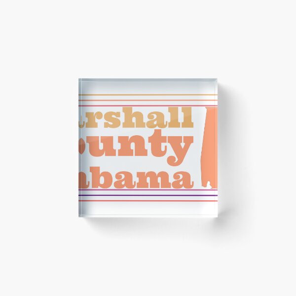 Item preview, Marshall County Alabama Highlighted on State Map designed and sold by TheIconSmith.