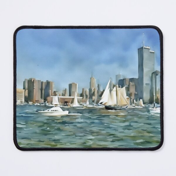 Item preview, Sails and Skyscrapers designed and sold by RCWatercolours.