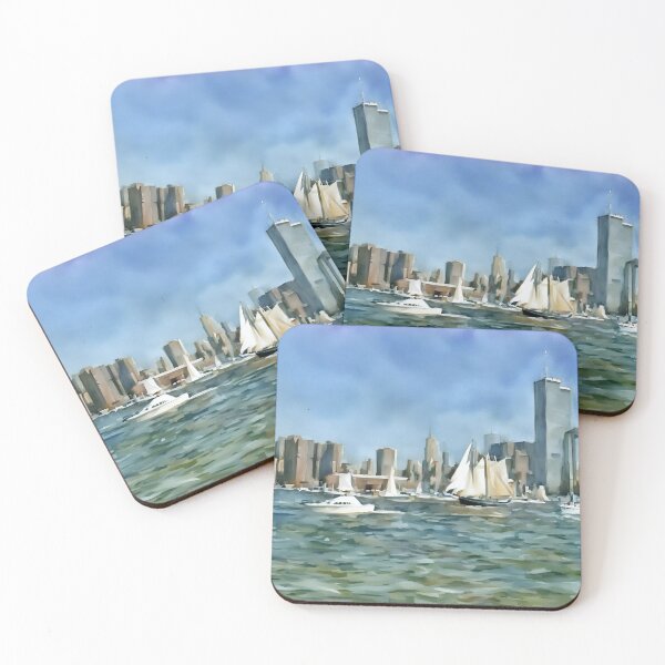 Item preview, Sails and Skyscrapers designed and sold by RCWatercolours.