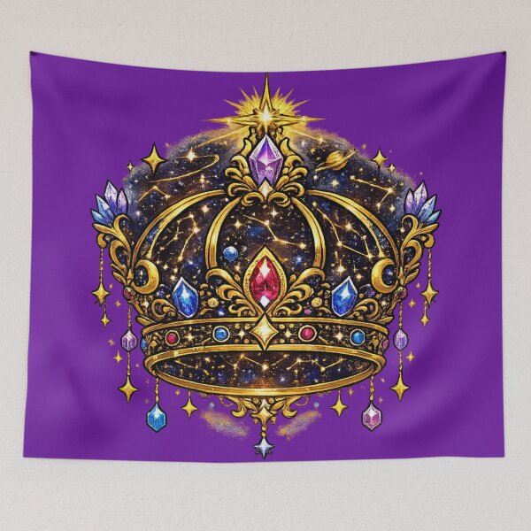 Item preview, Royal Celestial Crown | Zodiac Galaxy Queen Crown | Astrology Fantasy Art designed and sold by irfanshikh.