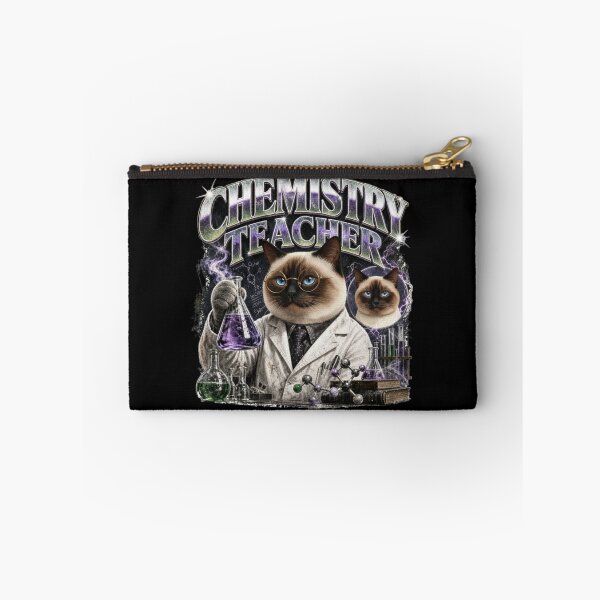 Item preview, Seal Point Siamese Chemistry Teacher Vintage Graphic T-Shirt | Funny Science Cat Professor Gift designed and sold by illeN-Art-World.