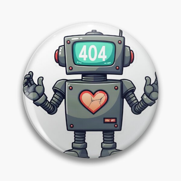 Item preview, 404 Soul Not Found Robot designed and sold by neurotech2023.