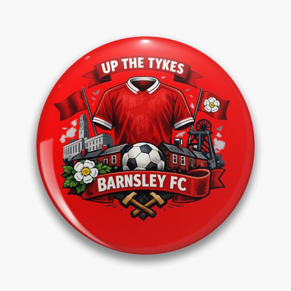 Item preview, Barnsley FC – Up The Tykes | Yorkshire Football Fan T-Shirt Design designed and sold by GarnerSupplyCo.