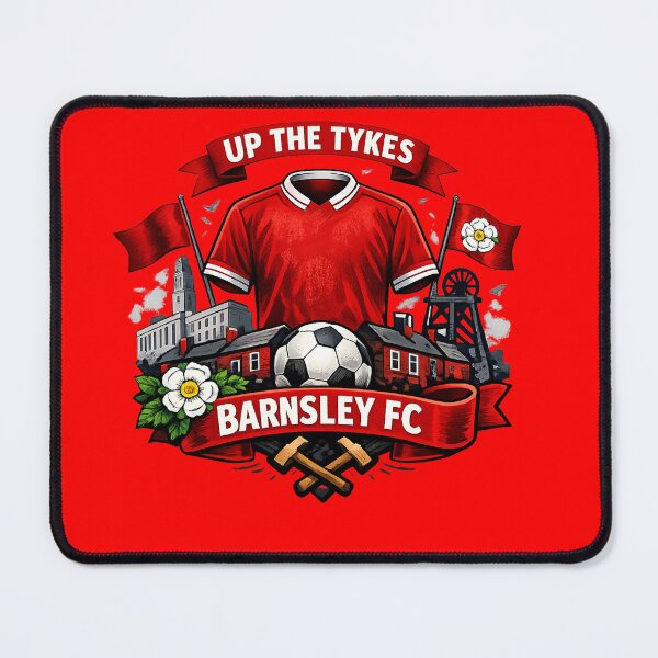 Item preview, Barnsley FC – Up The Tykes | Yorkshire Football Fan T-Shirt Design designed and sold by GarnerSupplyCo.