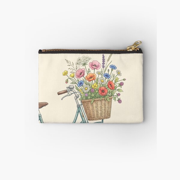 Item preview, Watercolor Vintage Bicycle in Bloom designed and sold by Aureluxe.