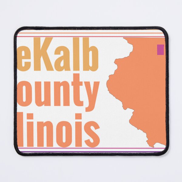 Item preview, Dekalb County Illinois Highlighted on State Map designed and sold by TheIconSmith.