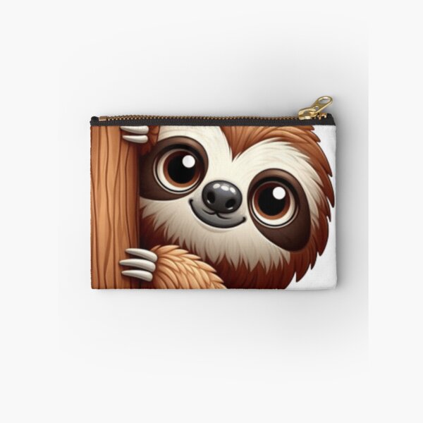 Item preview, Adorable Peeking Sloth Cute Animal Illustration designed and sold by ArhaanFashions.