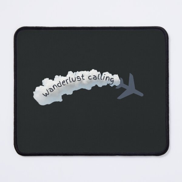 Item preview, Wanderlust Calling Travel Airplane Adventure Quote Graphic Art designed and sold by CreativeArtistL.