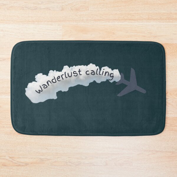 Item preview, Wanderlust Calling Travel Airplane Adventure Quote Graphic Art designed and sold by CreativeArtistL.