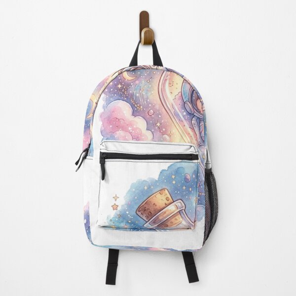 Item preview, Kawaii Astronaut Sleeping in a Starry Glass Bottle | Pastel Dreamy Galaxy Art designed and sold by RoyArt0.