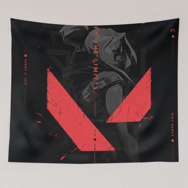 Item preview, Valorant Jett Minimalist Gaming designed and sold by NBT-NOVA.