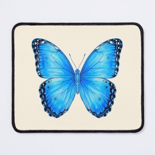 Item preview, Watercolor Blue Morpho Butterfly designed and sold by Aureluxe.