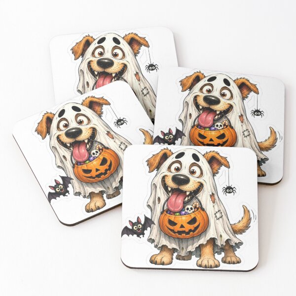 Item preview, Goofy Ghost Dog Halloween designed and sold by Snurly.