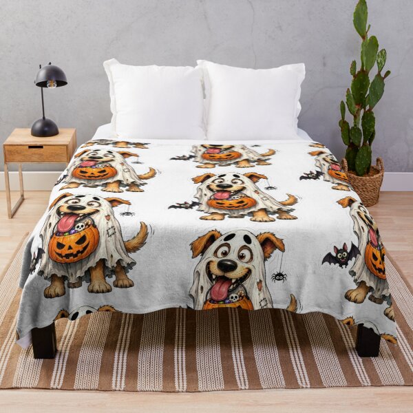 Item preview, Goofy Ghost Dog Halloween designed and sold by Snurly.